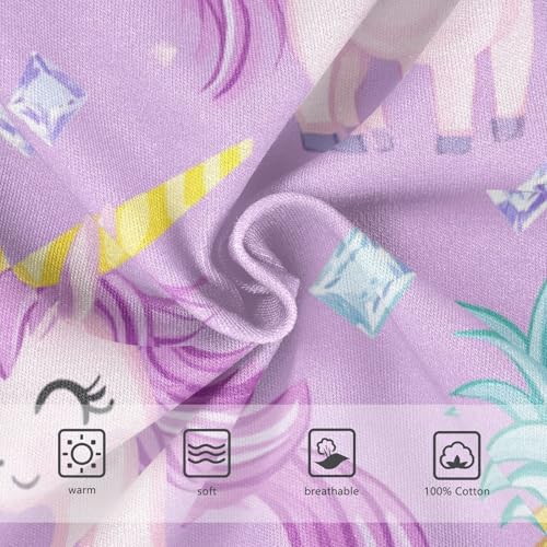 Wusikd Cute Unicorns Boys' Underwear Cotton Pineapples Diamonds Boys Briefs Soft Toddler Underwear 2T3