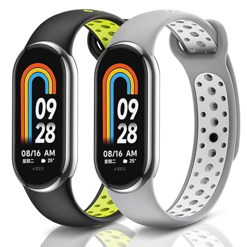 [RoSoki] �o���h Xiaomi Smart Band 10/9/8 / Xiaomi Mi Band 10/9/8 �Ή� [2�Z�b�g] �_�炩�� �V���R���o���h �X�|�[�c�X�g �����x���g �ւ��X�g���b�v ������� �ʋC�� �_� �L�k�� �ϊ��� 