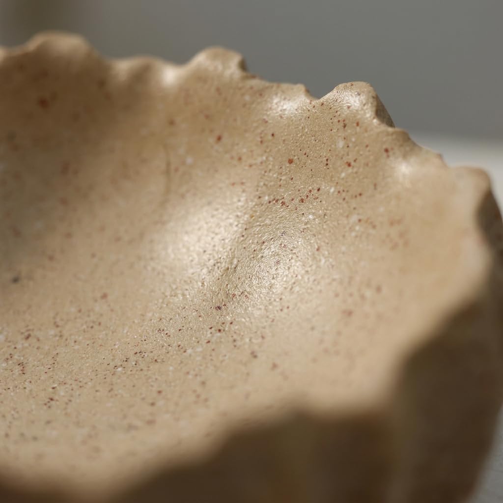 6.7" Key Bowl for Entryway Table, Shell-Shaped Decorative Bowl