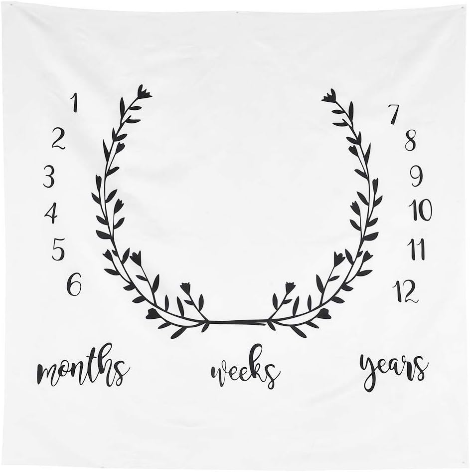 赤ちゃんの写真撮影用小道具ブランケット、赤ちゃんのマイルストーンブランケット、幼児の成長記録ブランケット、新生児の写真撮影用小道具、