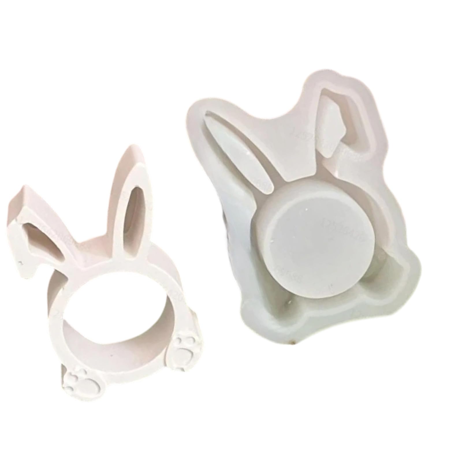Kaeltsyn Silicone Easters Rabbits Detachable Designs Multipurpose Soap Chocolate Craft Tool Home Decoration Scented Making Silicone