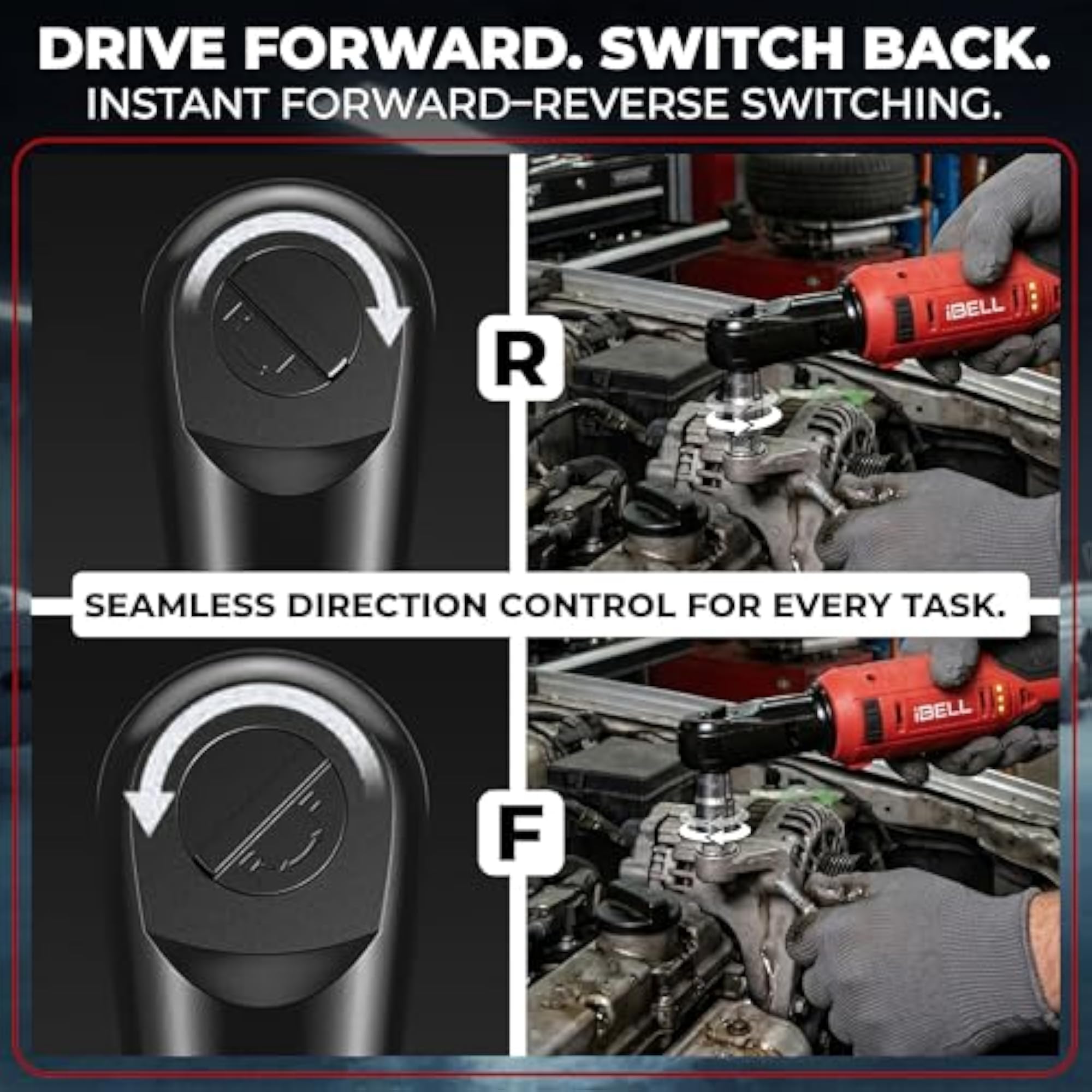 BW12-70 Cordless Ratchet Wrench Kit, 12V Brushless