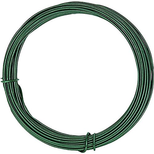 fiXte® Plastic Coated Garden Wire, 1.5 mm Diameter x 30 Metre (95 Foot), Green