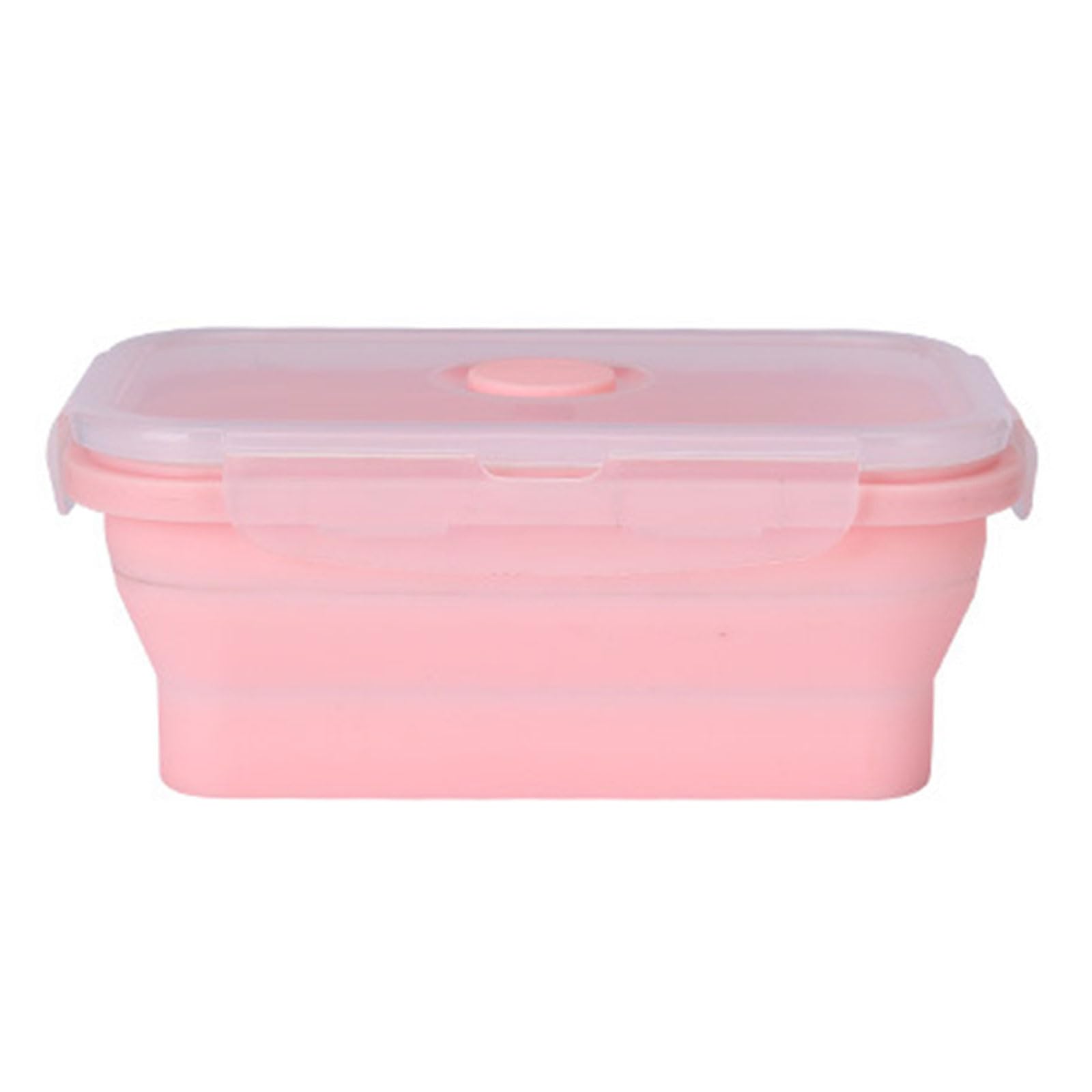 Uqezagpa Efficient Silicones Lunch Box Dishwasher Safe Small Storage Ideal for Camping Food Container