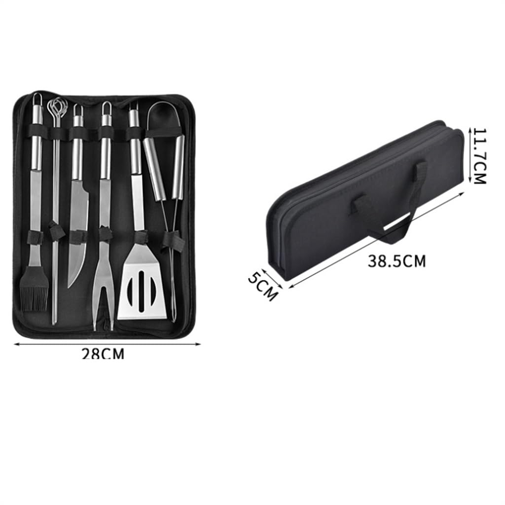Set Of Stainless Steel Camping BBQ Barbecue Accessories Set