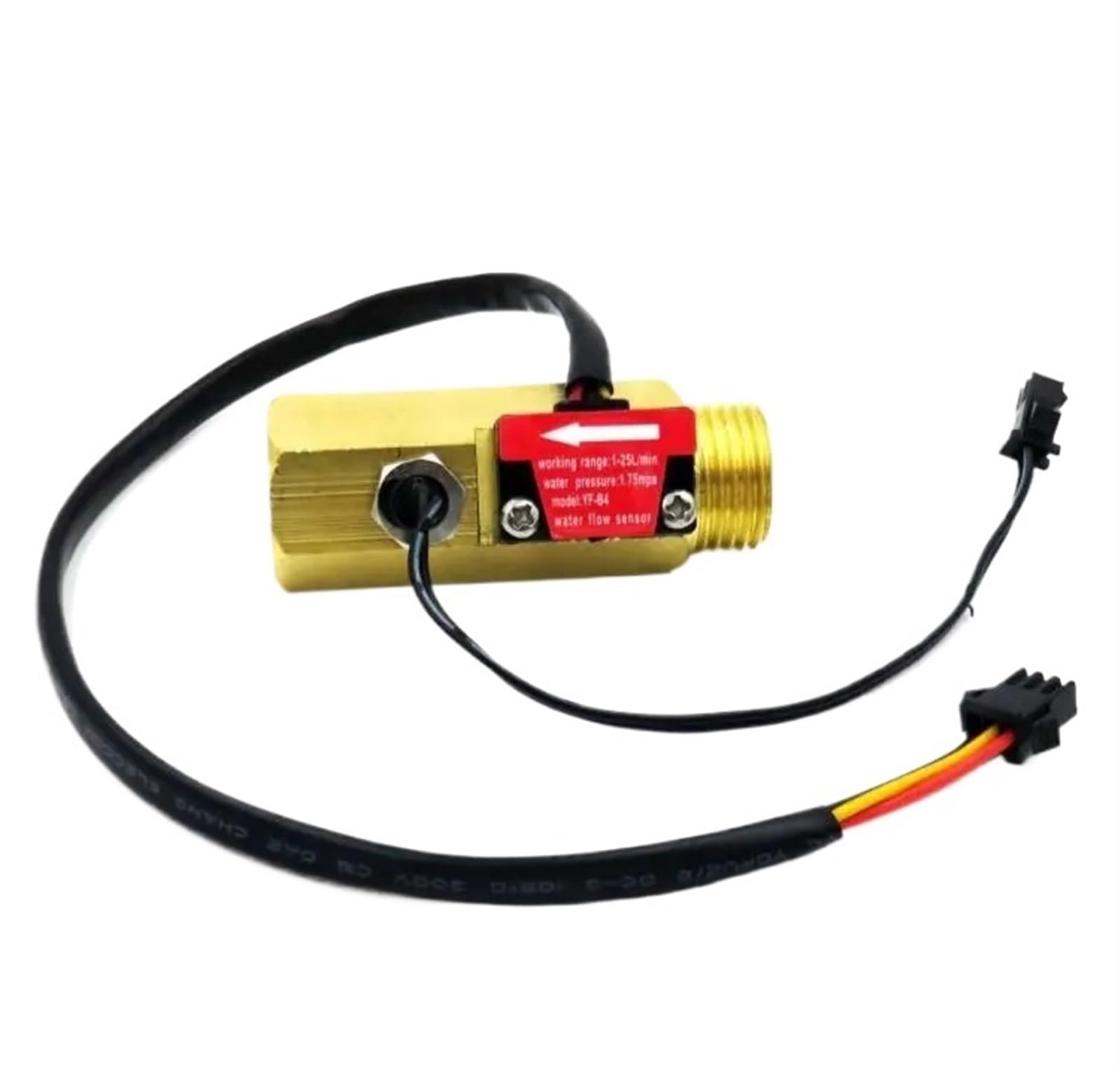 Flow Sensor Meter Digital Pipeline Water Flow 1/2