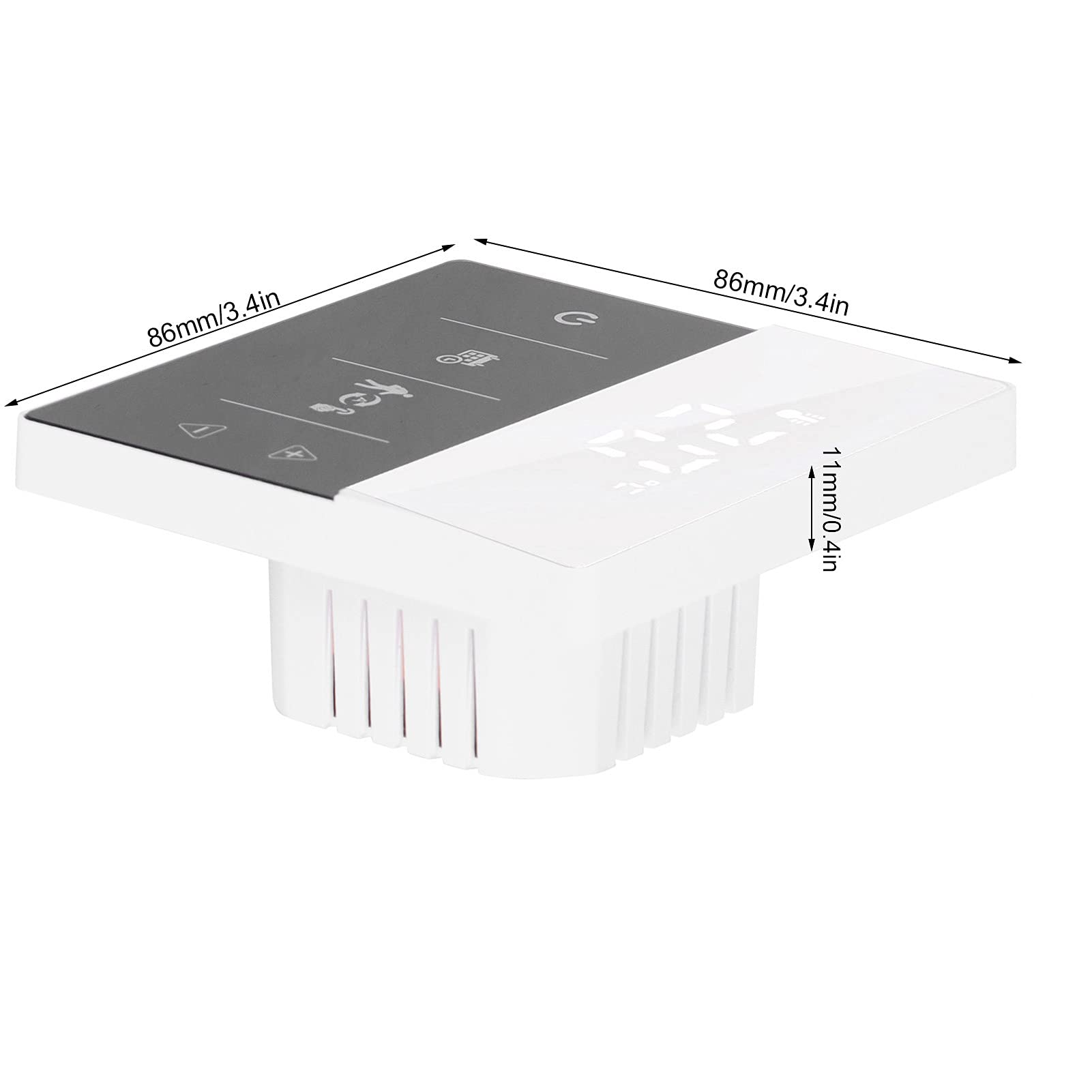 ViaGasaFamido Termostato WiFi Regolatore di Temperatura Montato a Parete
