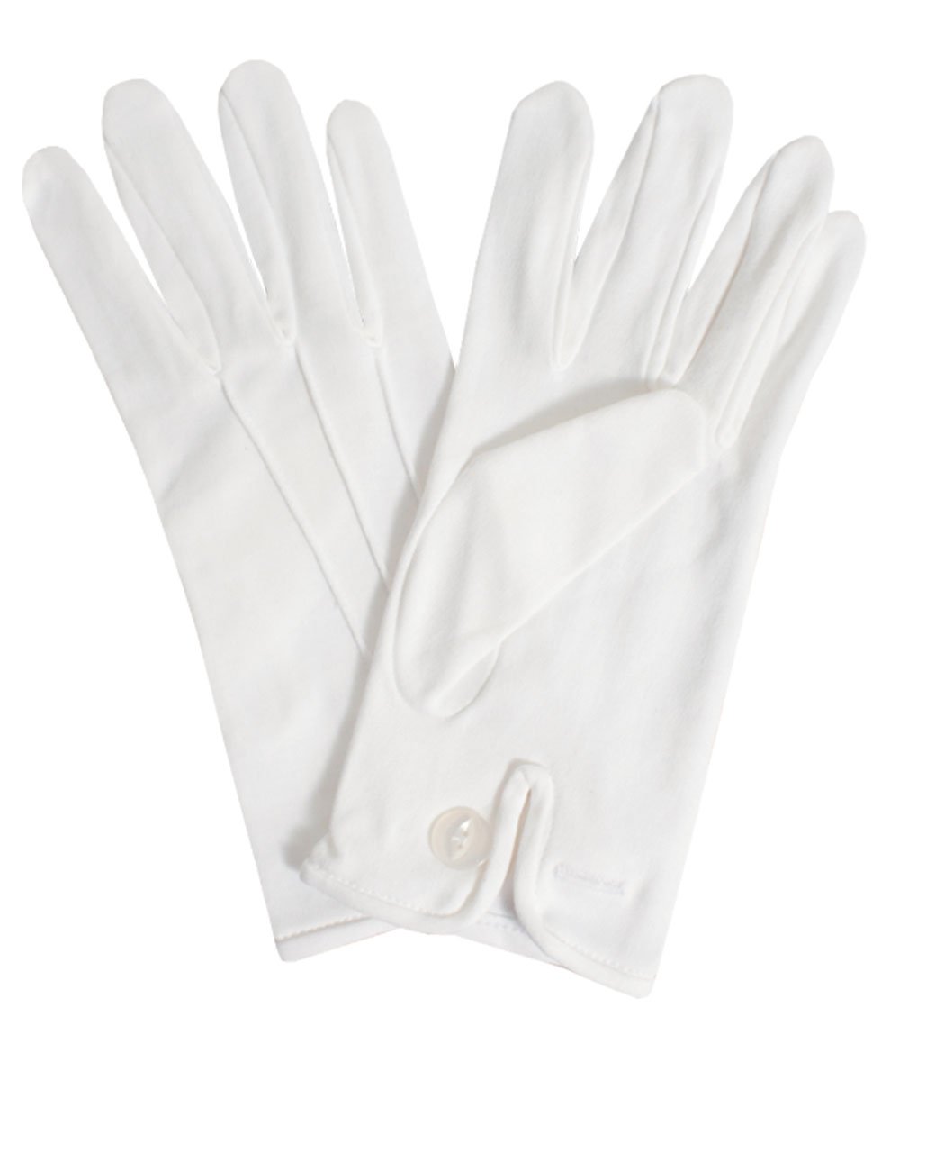 DobellMens White Gloves Cotton Formal Evening Wear Accessory