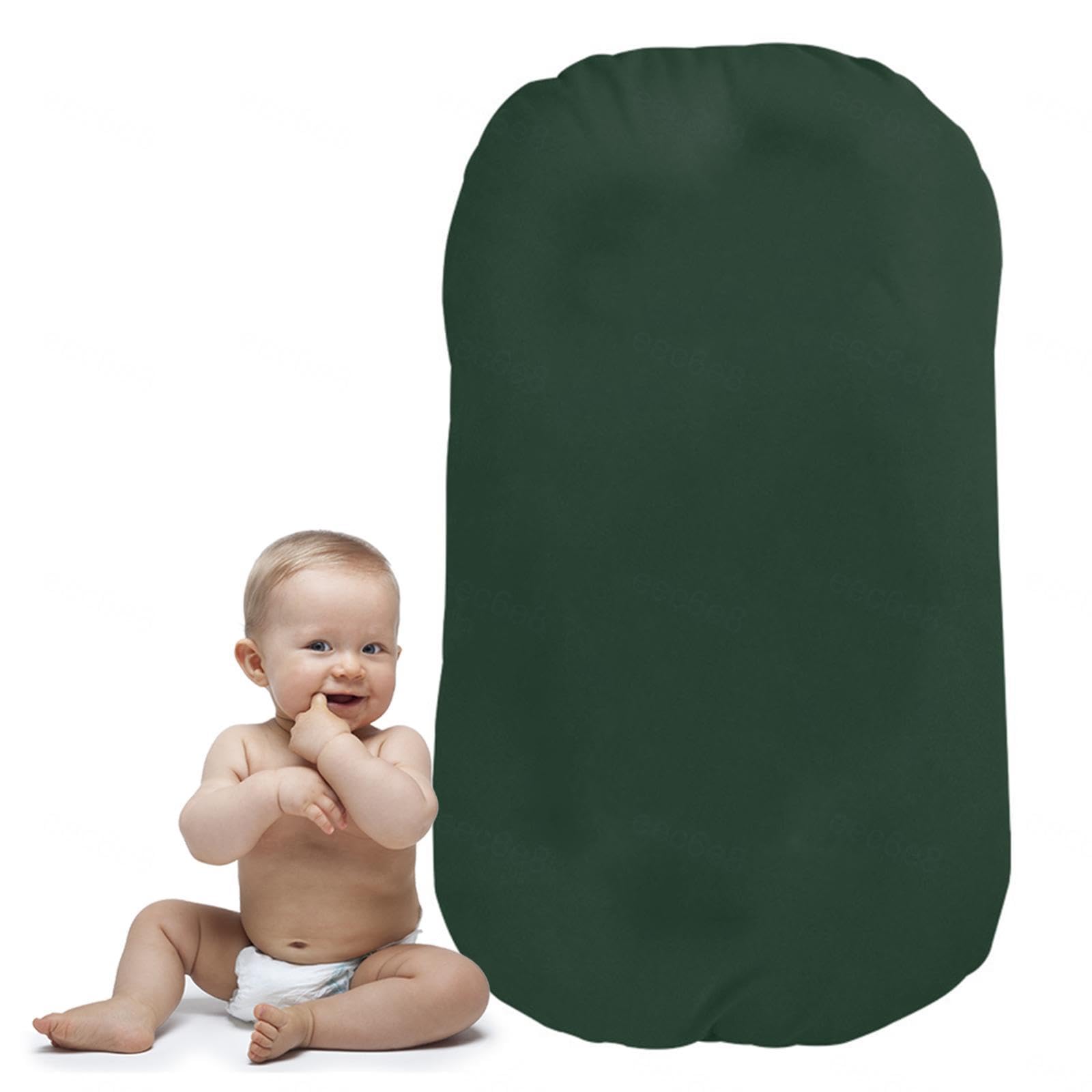 0-12 Meses Co-Sleeper para Bebé En Cama, Algodón Transpirable Cuna Nido Bebe Portátil Varios Estilos Reductor Bebe Cuna De Viaje,Green