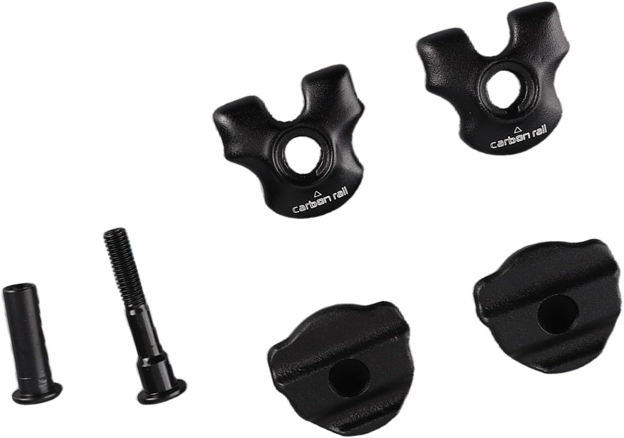 Bike Seat Clamp, Aluminum Alloy Seat Post Clamp for Carbon Saddle Rails, 7x9mm Bike Seat Clamp with Screws, Fit for Road Mountain Bicycle Accessories