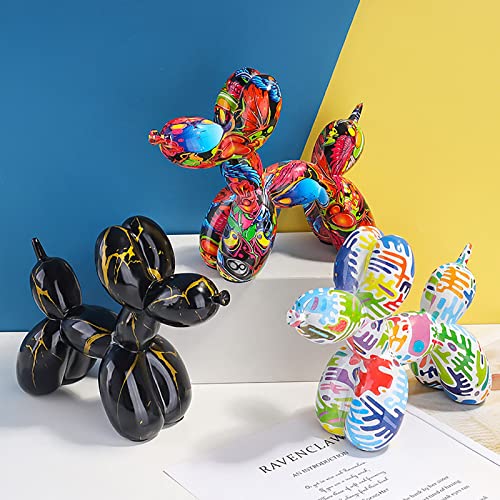 Fljzczm Balloon Dog Sculptures Animal Statues Home Decor Collectible Figurines Indoor Outdoor Garden Decorative Funny Craft Christmas Birthday For Office (Green) #TOP4