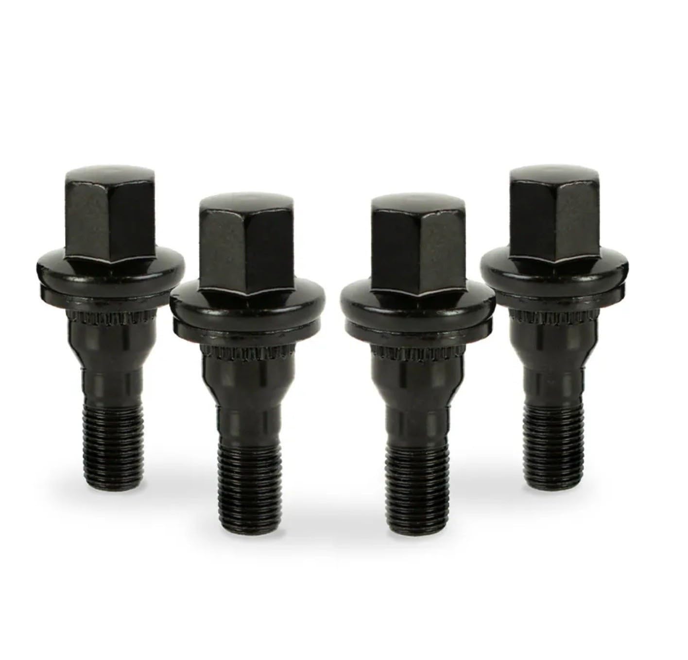 20 Radschrauben M12x1,25 Radbolzen M12 1,25 Flachbund Für Peugeot Citroen SCHWARZ