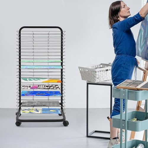 Support de séchage d'artisanat en métal à étagères amovibles - 4