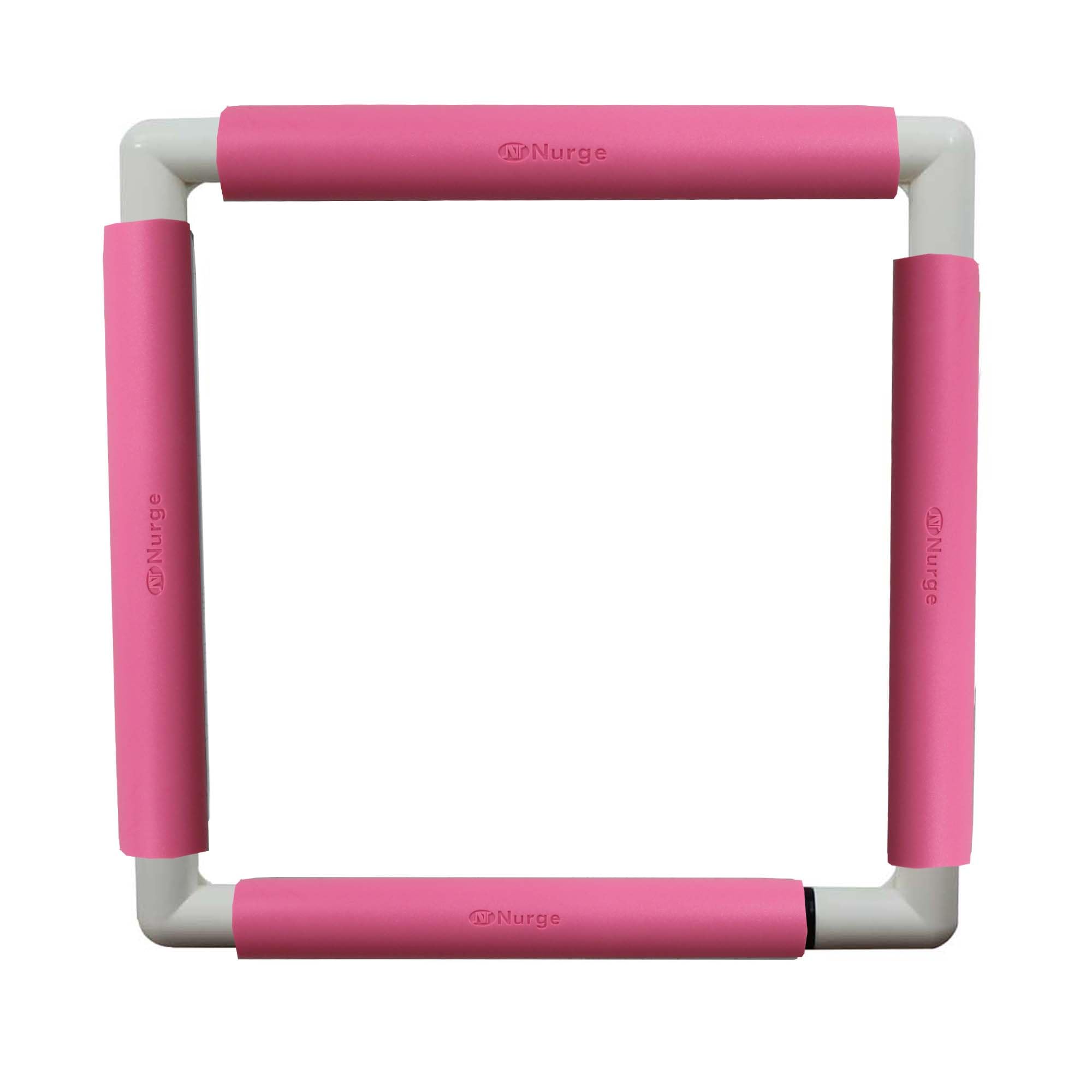 Whitecroft Essentials Pink Nurge Embroidery Snap Frame Lightweight Cross Stitch Tapestry Needlework Hoop 29Cm X 29Cm (Pink)
