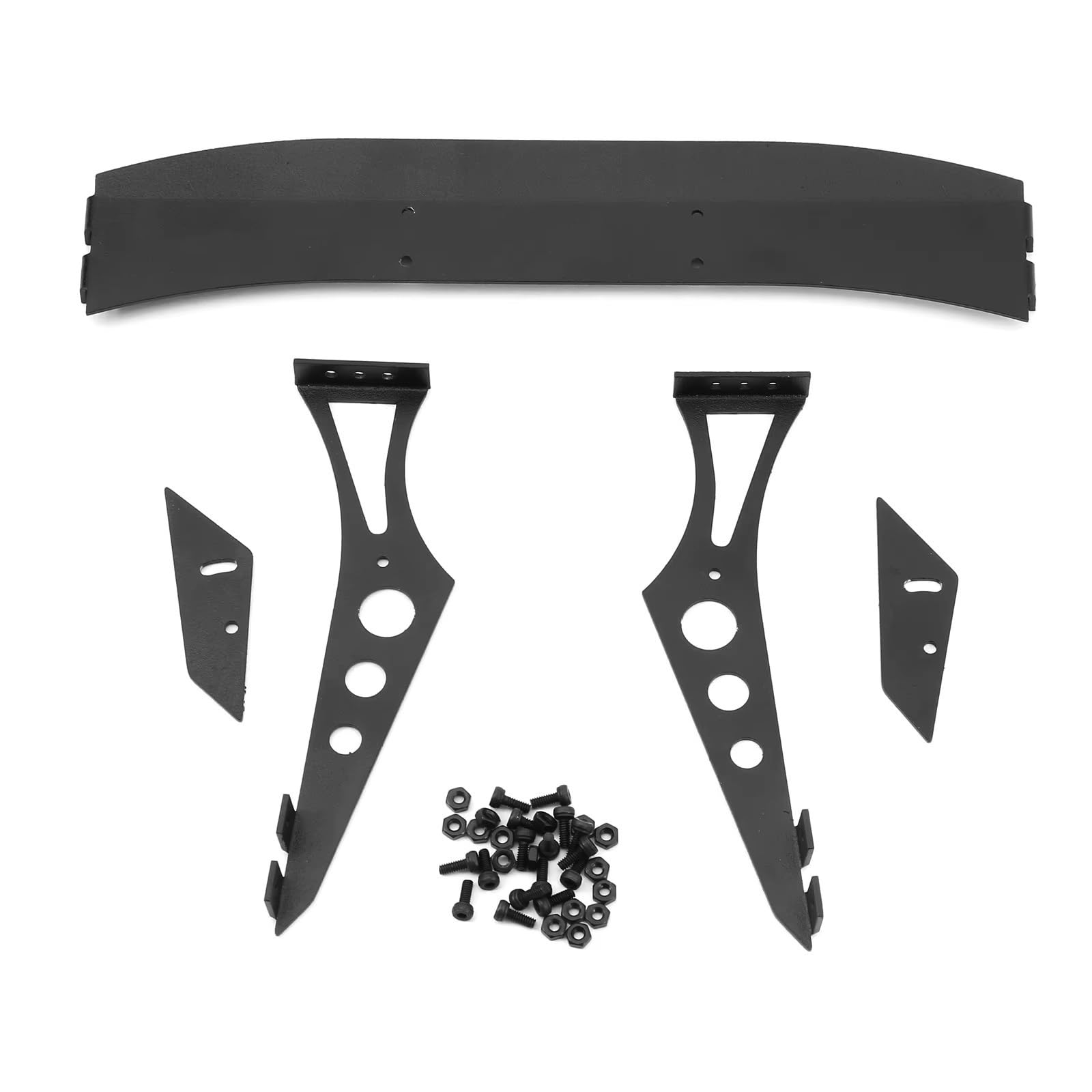 Piezas para Coches RC para Tamiya para TT01 para TT02 XV01 para HSP 94123 para Sakura 1/10 RC Drift Car Piezas De Metal Alerón Trasero
