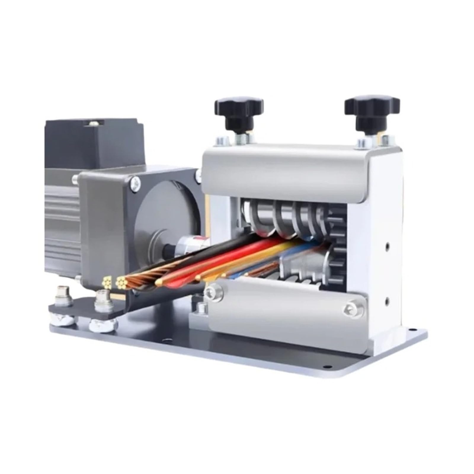 Wire Stripper Machine, 1-70mm² Wire Stripping Machine Waste Copper Cable Peeler Automatic 6 Hole Stripper Machines