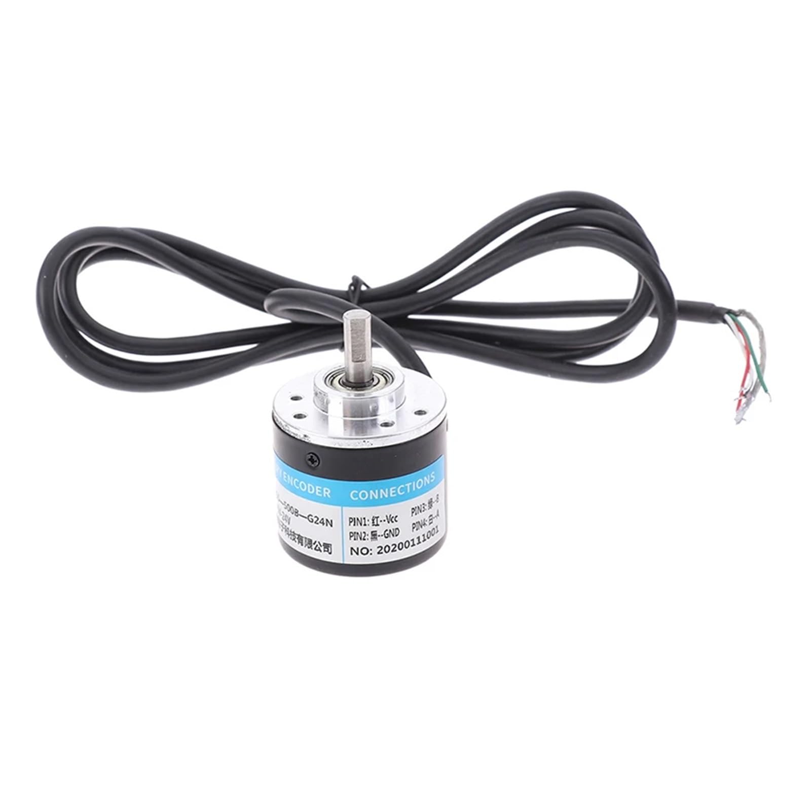 AB Phase for 100/200/360/400/500/600 Photoelectric Encoder P/R Photoelectric Incremental Rotary 5 V -24 V1-5000 P/R Encoder(500pr)