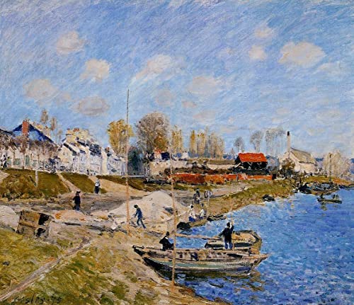 Peinture murale Alfred Sisley pour créer une ambiance apaisante dans votre salon