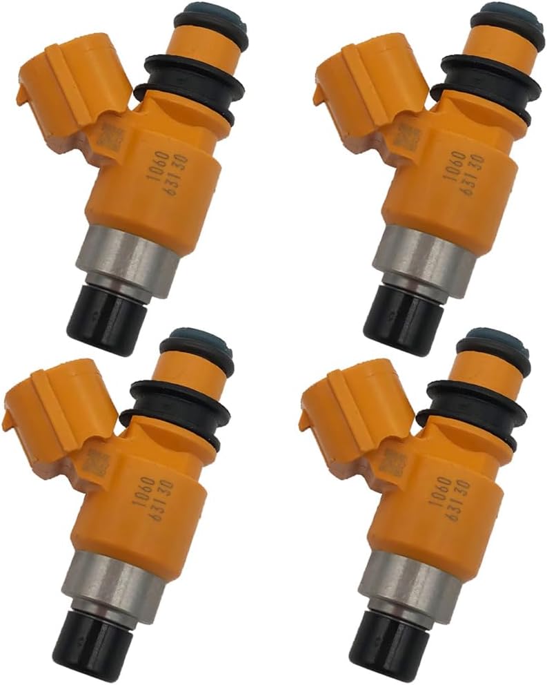 16450-MFJ-D01 4pcs Set Fuel Injectors Compatible with Honda 2007-2022 CBR600RR, 2009-2022 CBR600R