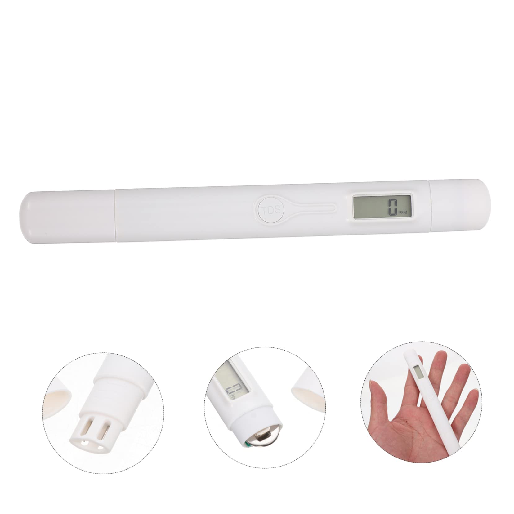 ULTECHNOVO 3 Stück Wasserteststift Wasserqualitätstester Zubehör Wassertestwerkzeug E Tool Digitaler Wassertester Digitaler Poolwassertester Wasserreinheitstester Ph Wassertester Kunststoff