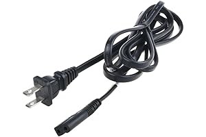 High-Performance Replacement AC Power Cord for Audio-Technica AT-LP3 Turntable