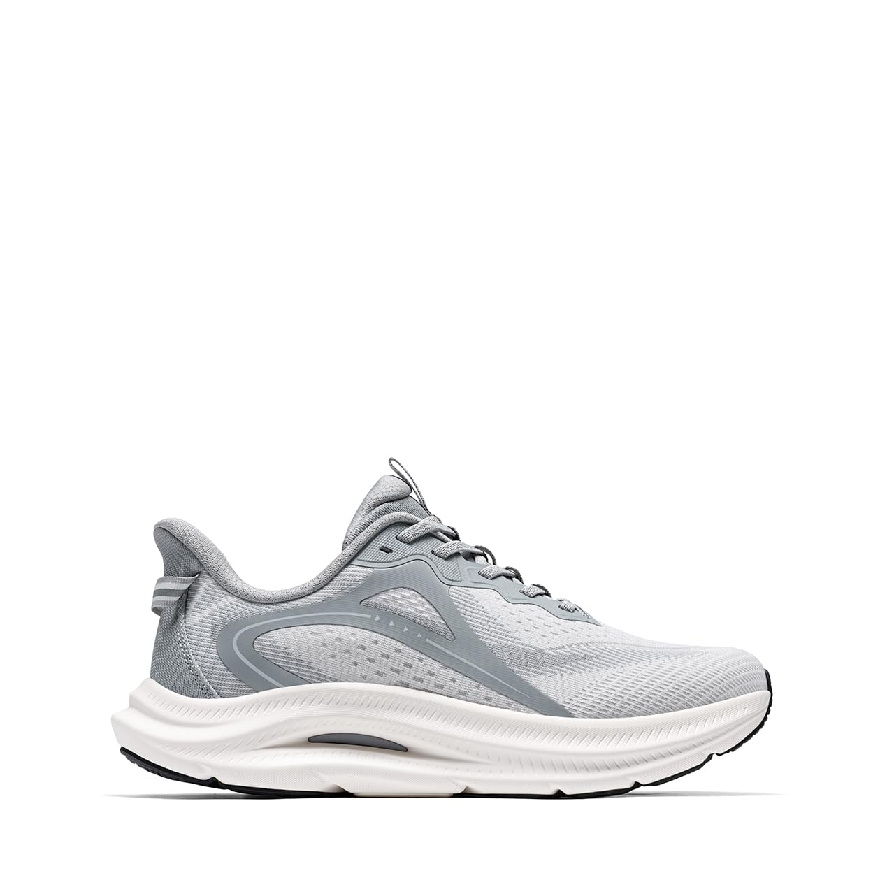 ALLSWIFIT Zapatillas de deporte para hombre, antideslizantes, transpirables, cómodas, para entrenamiento, correr, tenis, gimnasio, a la moda, Gris, 41.5 EU