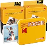 TAMAÑO COMPACTO - La impresora de fotos polaroid KODAK Mini 3 Retro cabe en las manos y en el bolso para una cómoda impresión. Esta impresora de fotos portátil es todo lo que necesitas para crear recuerdos inolvidables de tus seres queridos.
