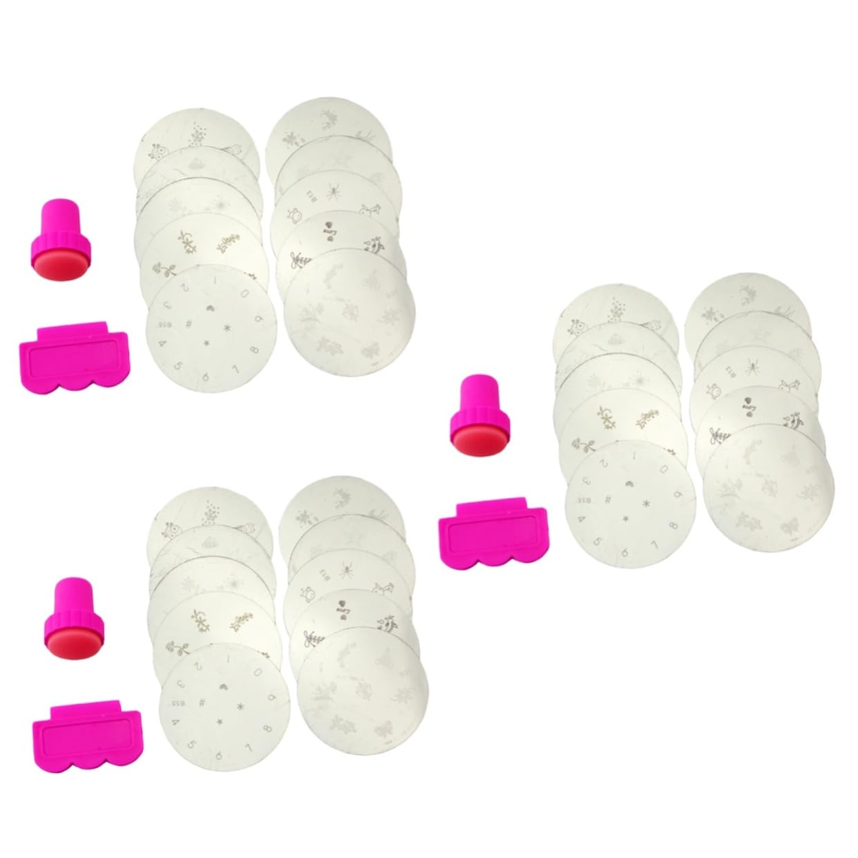 FRCOLOR 30 Pezzi Piastra Per Timbro Per Unghie Piastre Per Stampaggio Per Unghie Nail Art Stamper Nail Art Stamping Manicure Decalcomanie Stampa Applique