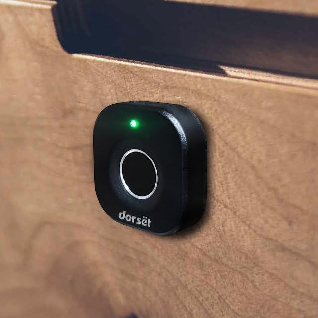 Dorset Furniture Smart Lock for Sliding Drawers | 40 Unique Fingerprint Access | Drawer Lock with Finger Print for Home an...