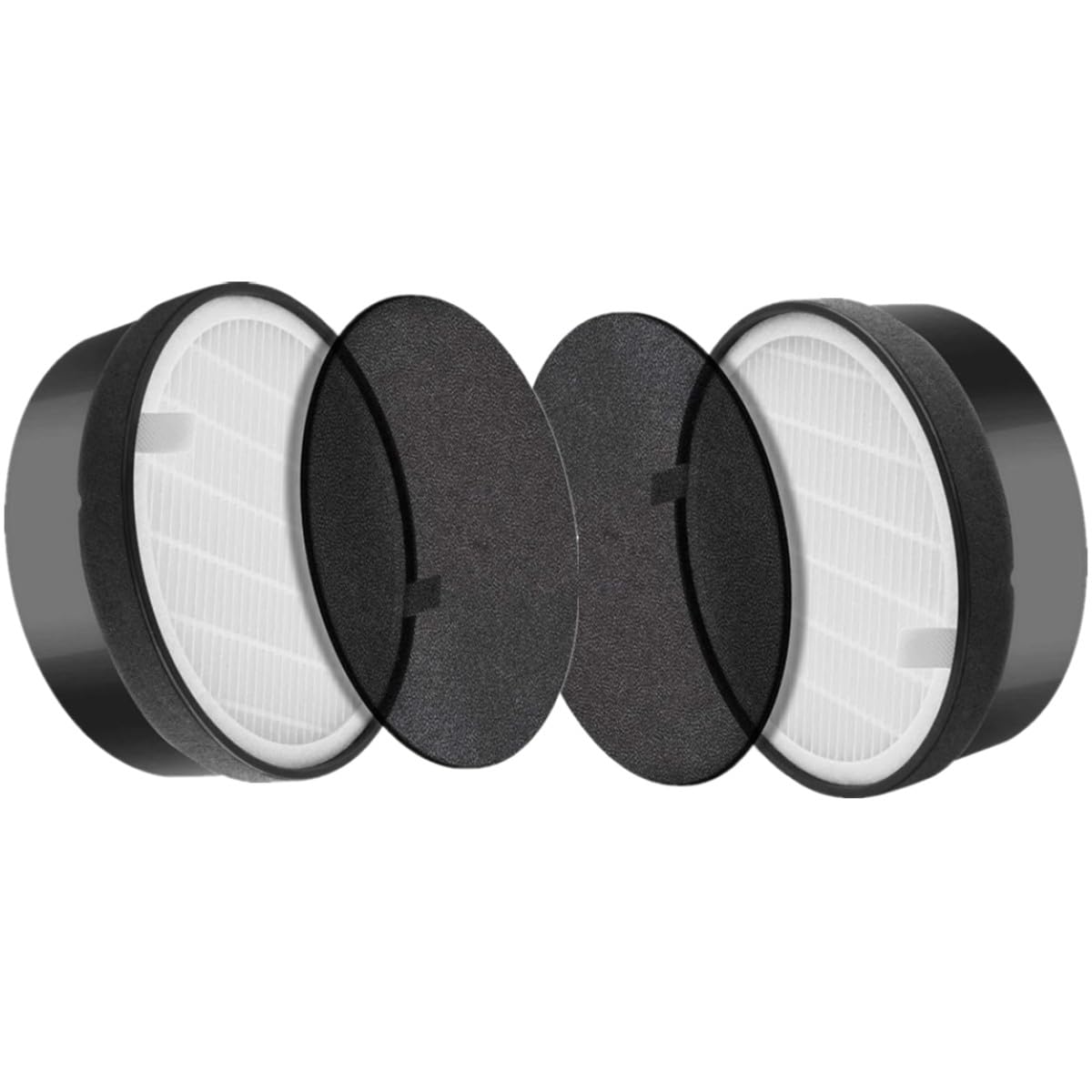 YanBan 2 Pezzi di Ricambio Filtro Hepa per Levoit Purificatore Aria Levoit LV-H132 LV-H132-RF, Parti di Filtro Carbonio Attivato Parte Purificatore Aria Pulizia