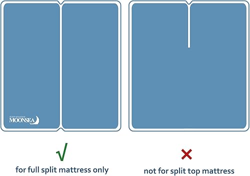 Miniatura 5 de Protector de Colchón Topper Split King para Cama Ajustable, Acolchado, Transpirable, Absorbente, Estilo Sábana Bajera, Lavable a Máquina