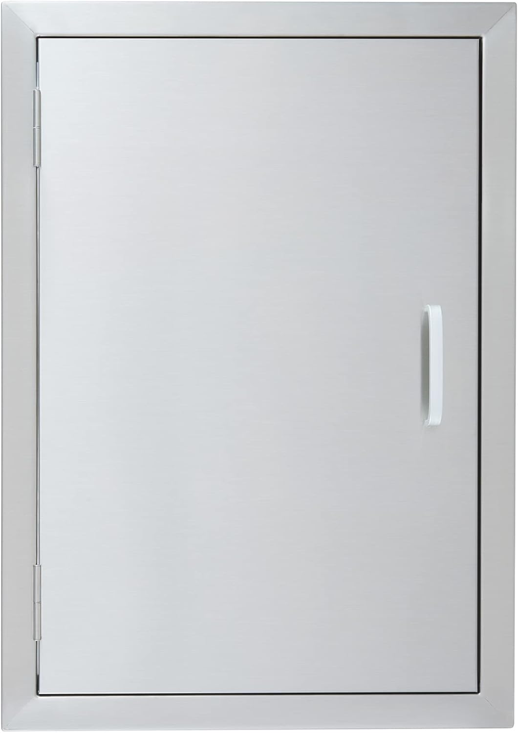 CO-Z Outdoor Kitchen Doors, 17" W x 24" H Weatherproof 304 Stainless Steel Built in Single Access Doors for Outside Kitchen Commercial Grilling BBQ Island Barbeque Station Storage Cabinet Door 17" x 24"