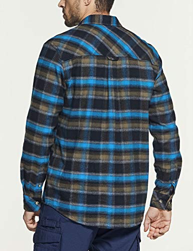 CQR Heren lange mouwen flanel comfortabel button-up katoenen hemd - Image 6