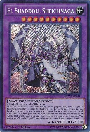 YU-GI-OH! - El Shaddoll Shekhinaga (NECH-EN049) - Los nuevos Challengers - Edición ilimitada - Secret Rare