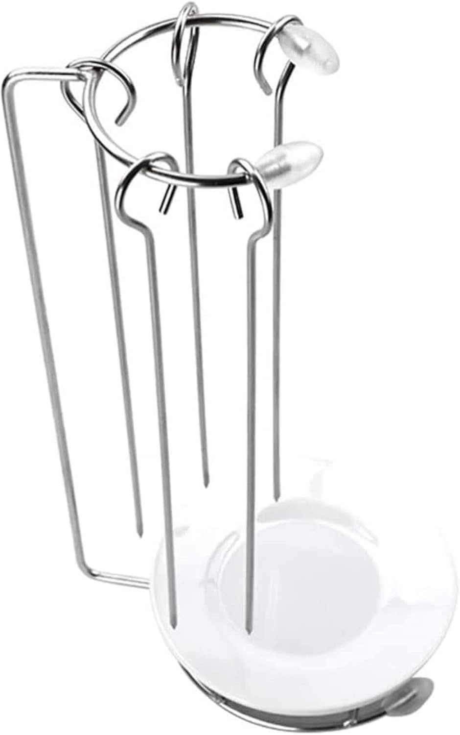 1 Set Stainless Steel Barbecue Skewers and Hanging Kebab Rack Hanger for Grill Meat Barbecue Food