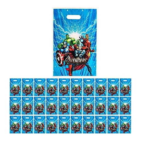 Aisszhao 30pcs Superhero Party Gift Bags Cover