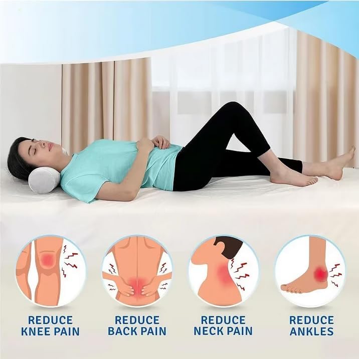 Miniatura 4 de Cojín ortopédico de Jackson con relleno de fibra para el cuello cervical para el cuello cervical y el dolor de espalda para el cuello