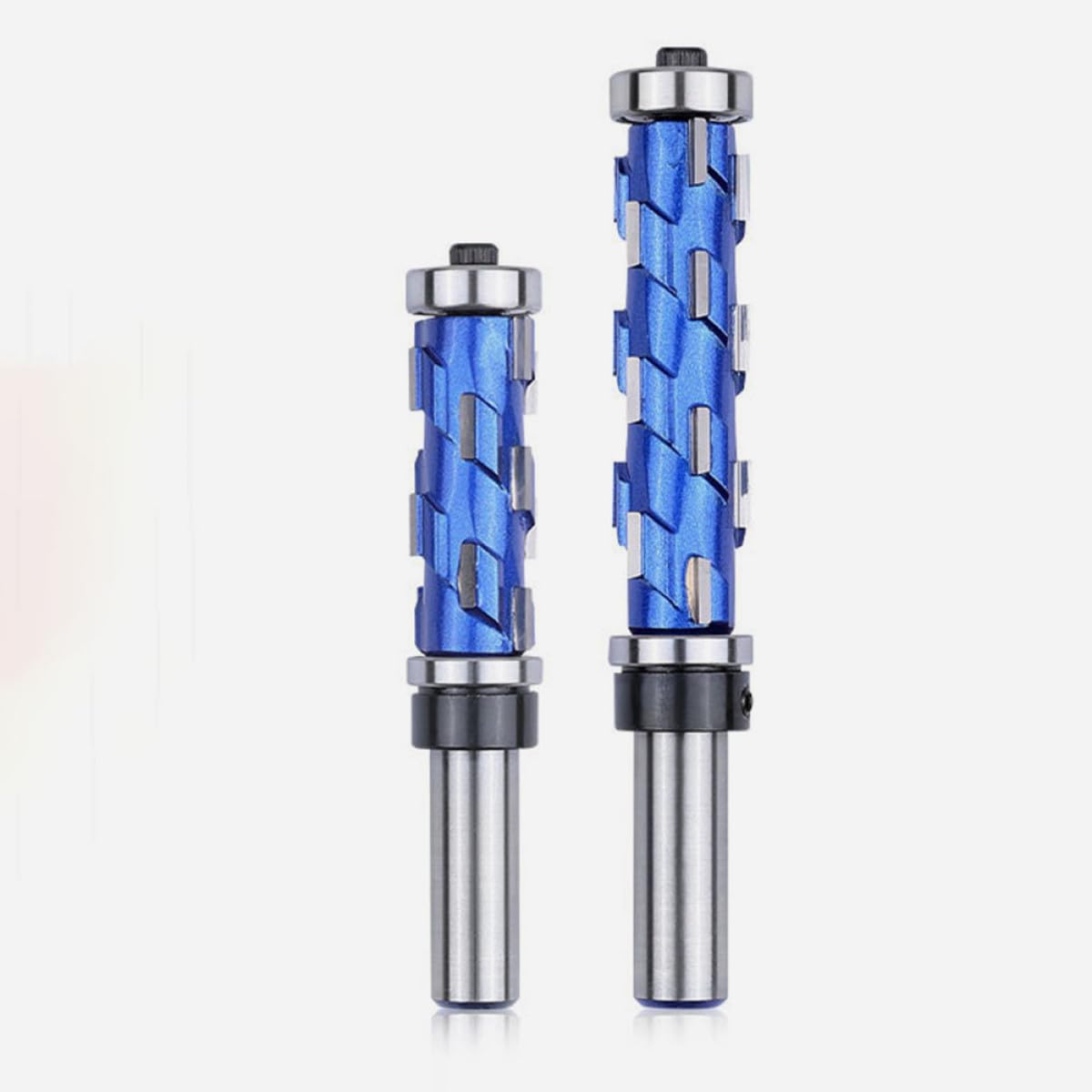 Fraise à Bois à Double Roulement, Bleu, pour Affleurer le Bois