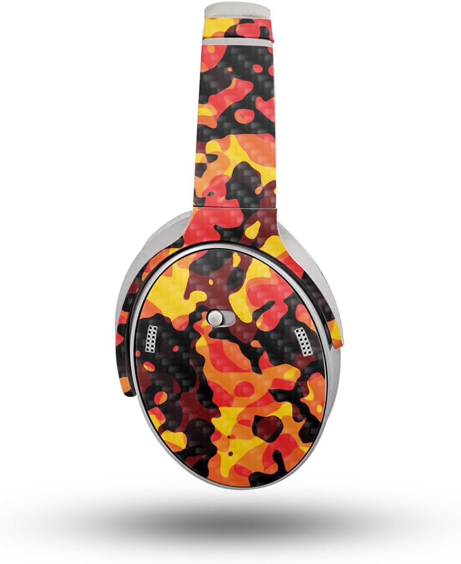 Glossy Glitter Headphone Skin Compatible with Bose QuietComfort Headphones (2023) - Watered Flowers - Premium 3M Vinyl Protective Wrap Decal Cover - Easy to Apply | Crafted in The USA by MightySkins