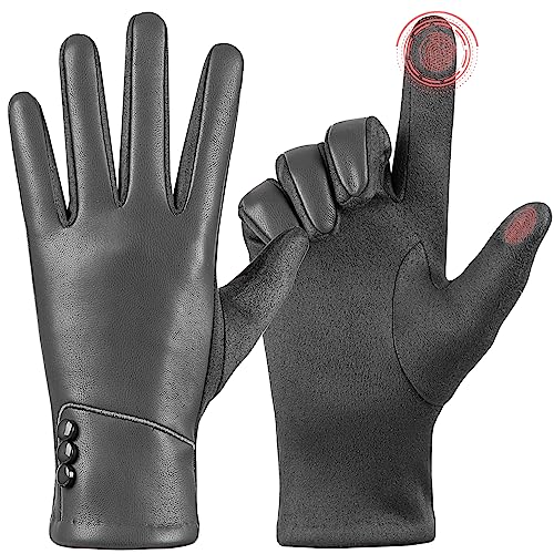 Guantes de invierno de mujer para manos frías con protección total 2