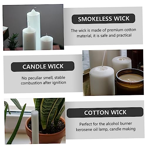 TEHAUX Rollo de Mecha para Velas de Algodón Trenzado miniatura 6