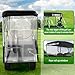 Golf Cart Enclosures 2/4 Passenger for Club Car DS Precedent, Golf Cart Cover for 2/4 Person, with Roll-Up and Removable Windshield 600D Oxford Rain Cover All Weather Outdoor Protection