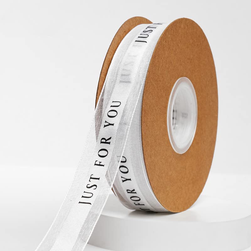 rouleaux de ruban d'organza, Polyester Multicolore 50 Verges 2,5 cm(Red Ribbon)