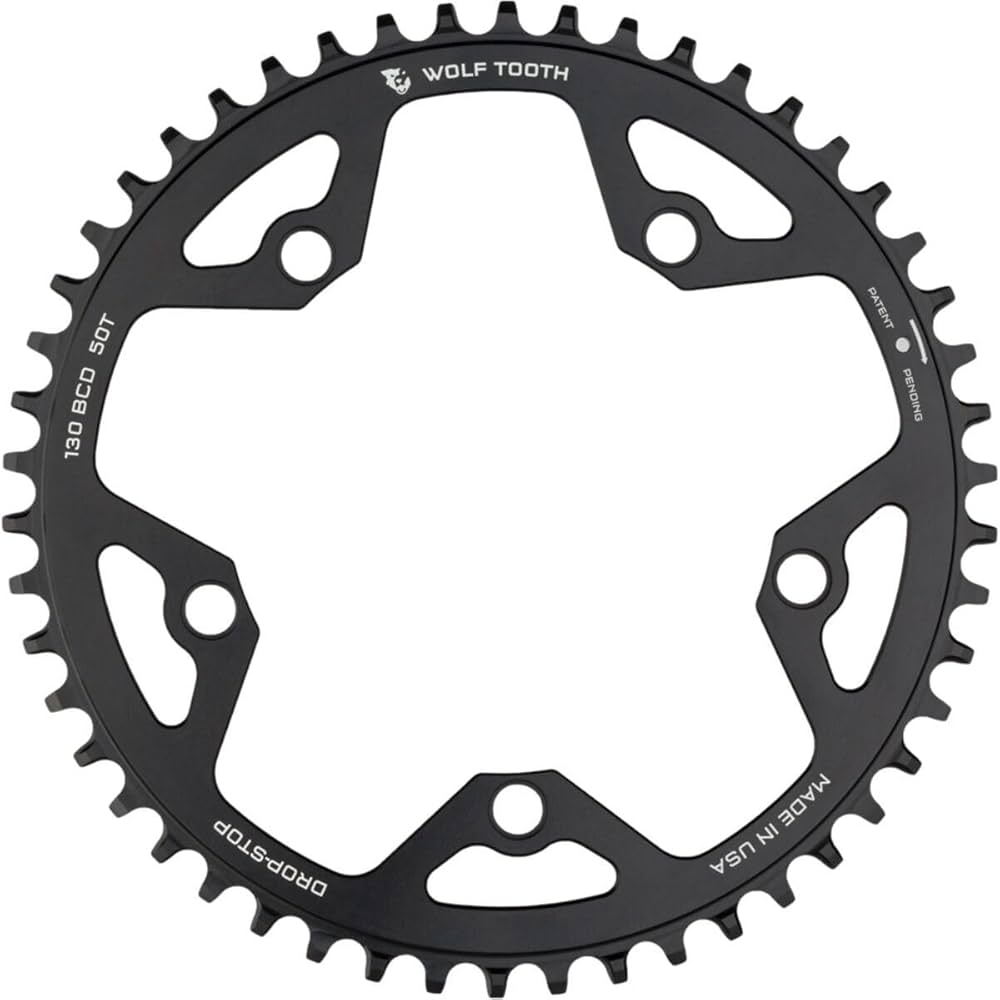 Amazon.com : Wolf Tooth Components Drop Stop B 130 BCD Chainring