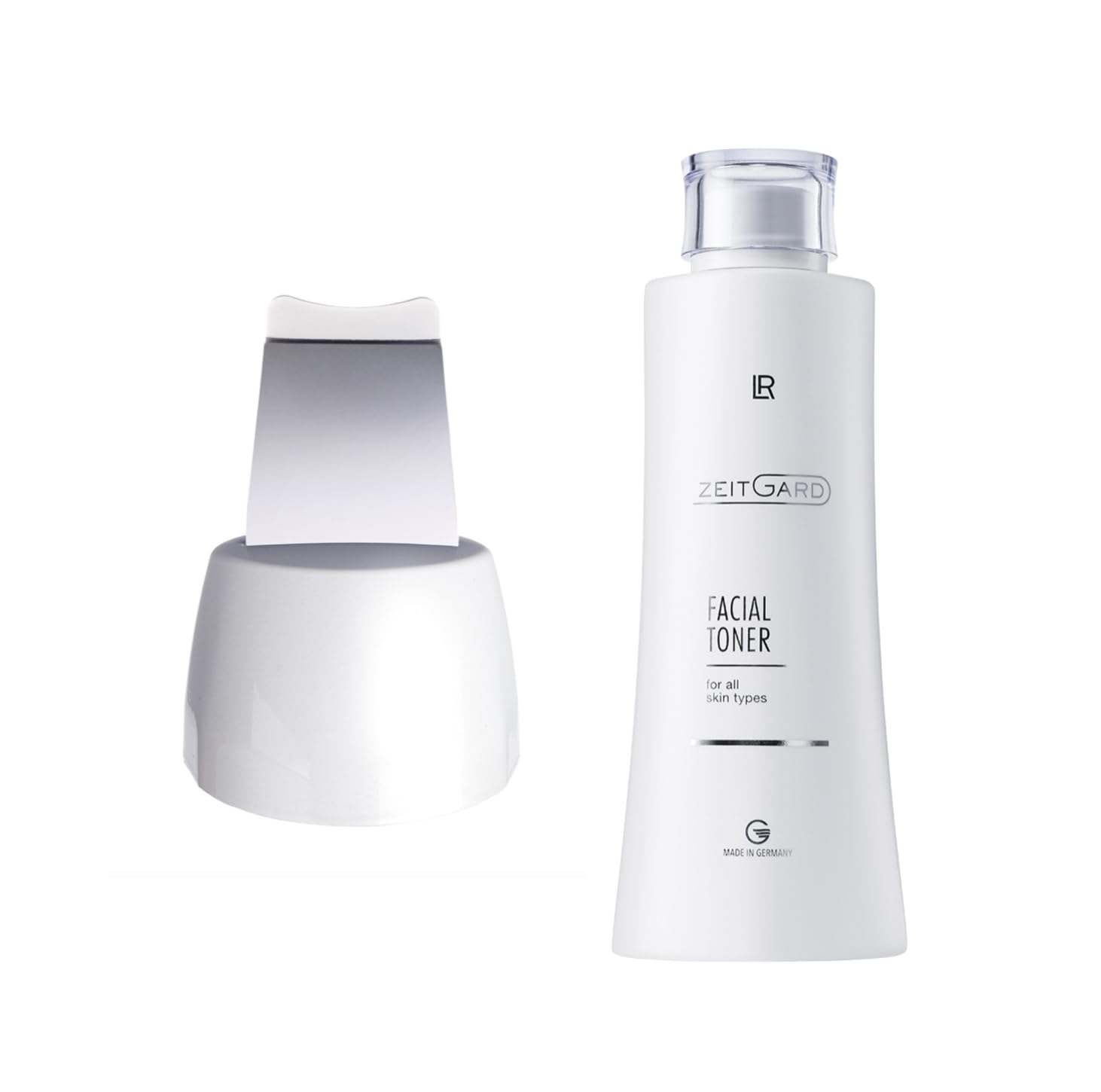 LR Health & Beauty Face Peeling Tool Intensiv Peeling Aufsatz für ZEITGARD Pro + LR Health & Beauty Gesichtswasser Facial Toner, 200ml
