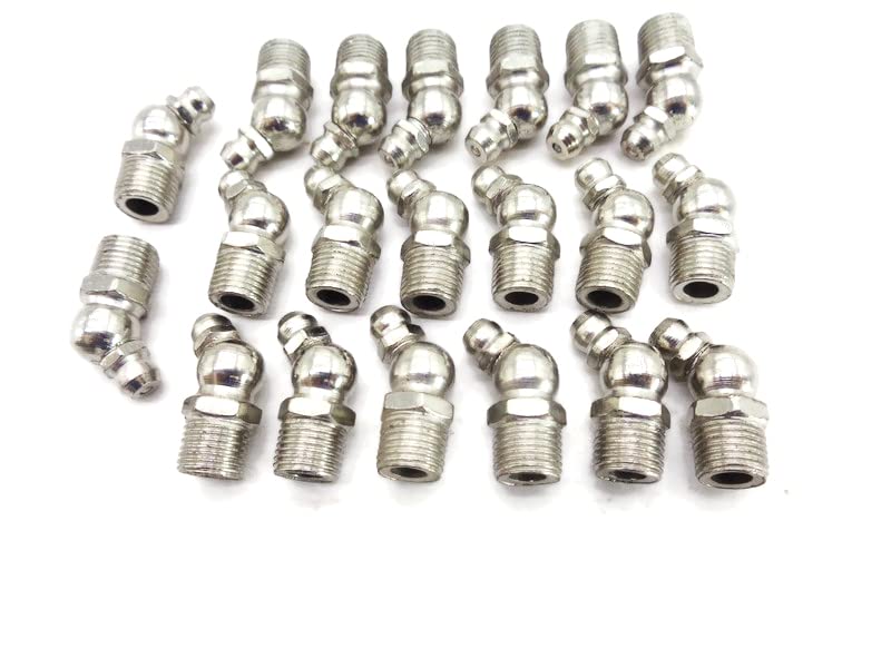 Grease Nipple 45' Angled, Set of 20 PCS. (Part NO. 1450/1001) by Aries