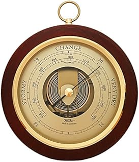 Fischer Barometer Pascal, Brass-Mahogany 6.7