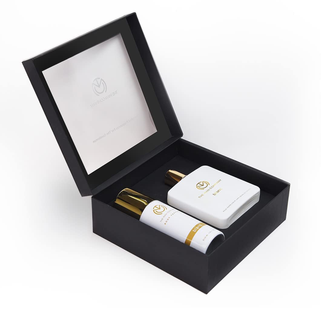 The Man Company Classic Daily Kit Blanc Body Spray | Perfume Set with Long Lasting Fragrance | Gift Set for Him – Set of 2