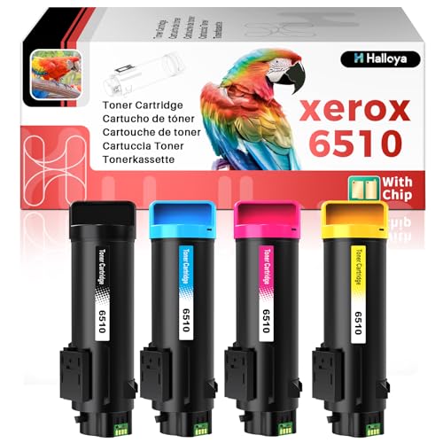 Halloya Cartouche de Toner pour Xerox Phaser 6510 6510DN 6510DNI 6510DNM 6510N WorkCentre 6515...