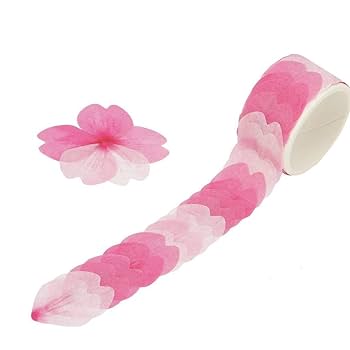 Amazon.co.jp: 桜の花びら マスキングテープ マスキングロール